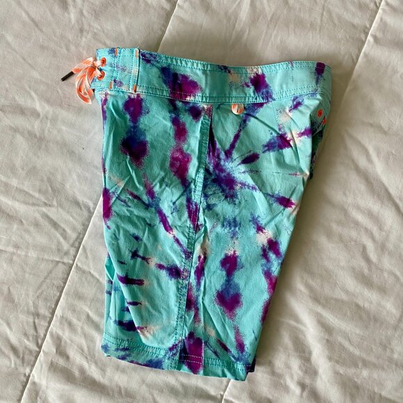 J. Crew Crewcuts Slim Fit Tie Dye Swim Trunks Size 7 - Picture 3 of 13